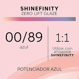 SHINEFINITY ZERO LIFT GLAZE - MATIZ POTENCIADOR POTENCIADOR AZUL 00/89, 60ML