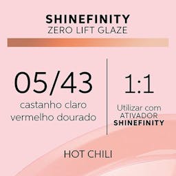 SHINEFINITY ZERO LIFT GLAZE - WARM HOT CHILI 05/43, 60ML