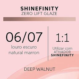 SHINEFINITY ZERO LIFT GLAZE - NATURAL DEEP WALNUT 06/07, 60ML