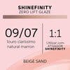SHINEFINITY ZERO LIFT GLAZE - NATURAL BEIGE SAND 09/07, 60ML